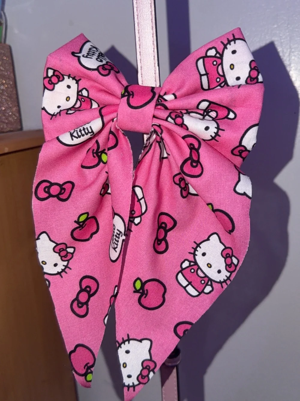 Hello Kitty Pink Bow Hair Clip